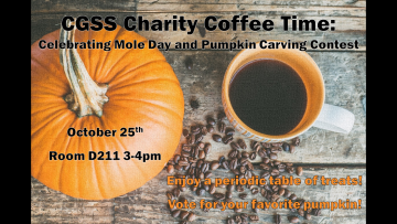 Charity Coffee Time + Mole Day + Pumpkin Carving Judging