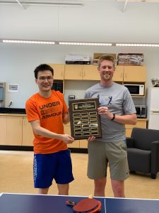 2022 UBC Chemistry Ping Pong Tournament Results